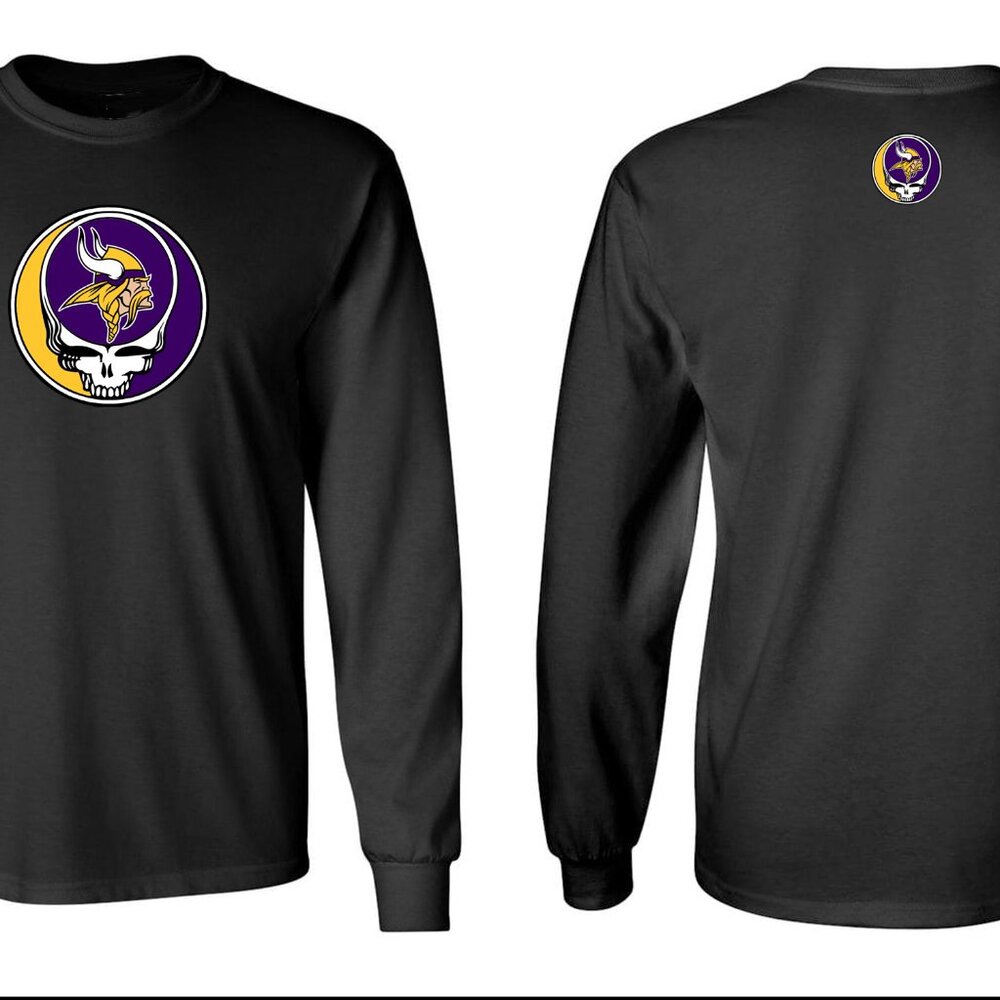 Grateful Dead Minnesota Vikings Parody Longsleeve